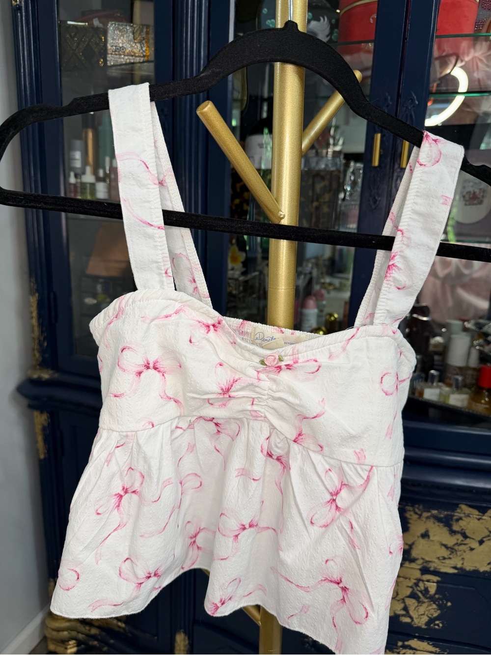 Demetra x Aeropostale Bow Babydoll Tank Top 🎀